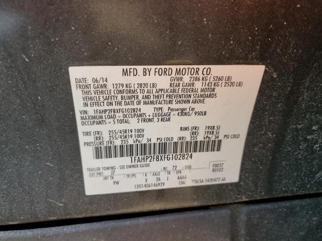 2015 FORD TAURUS LIM - 1FAHP2F8XFG102824