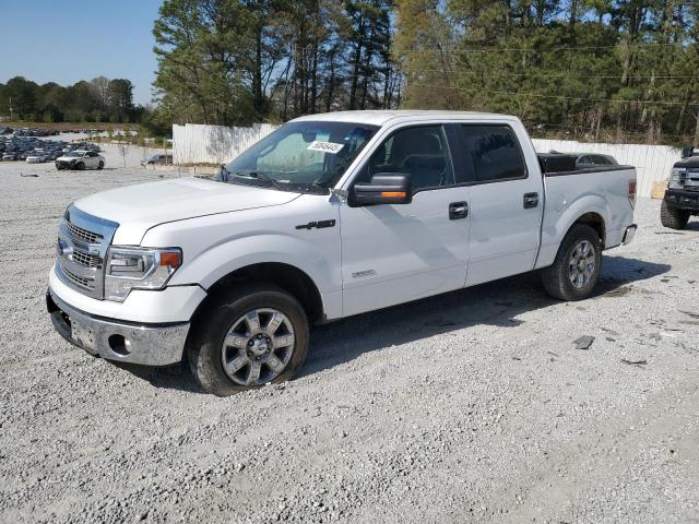 FORD F150 SUPER 2014 white crew pic gas 1FTFW1CT2EFC07899 photo #1