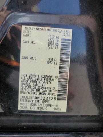 2017 NISSAN ALTIMA 2.5 - 1N4AL3AP4HN323528