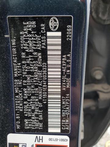 2015 TOYOTA AVALON HYB 4T1BD1EB4FU036333