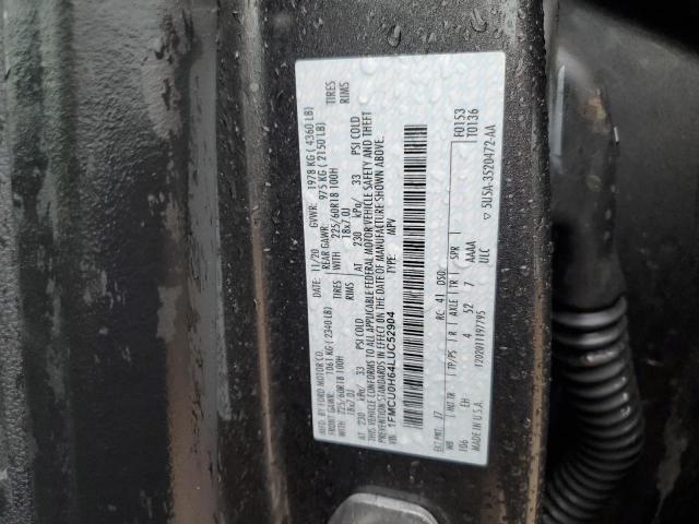 2020 FORD ESCAPE SEL - 1FMCU0H64LUC52904