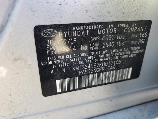 2019 GENESIS G70 PRESTI - KMTG34LE7KU017105