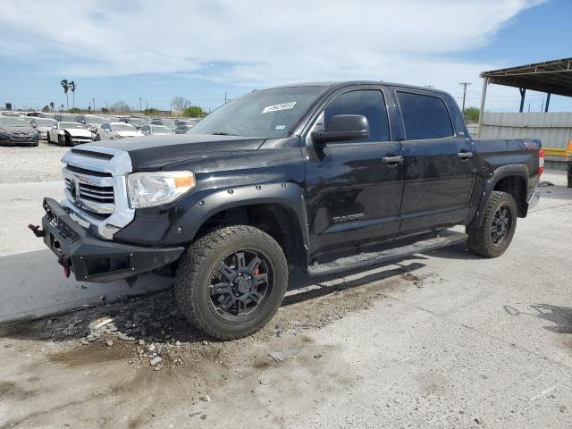 TOYOTA TUNDRA CRE 2016 black crew pic gas 5TFEM5F17GX103375 photo #1