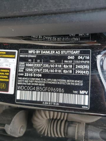 2016 MERCEDES-BENZ GLC 300 - WDC0G4JB5GF096986