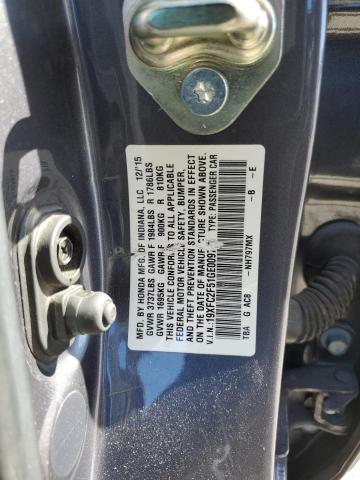 2016 HONDA CIVIC LX - 19XFC2F51GE009730
