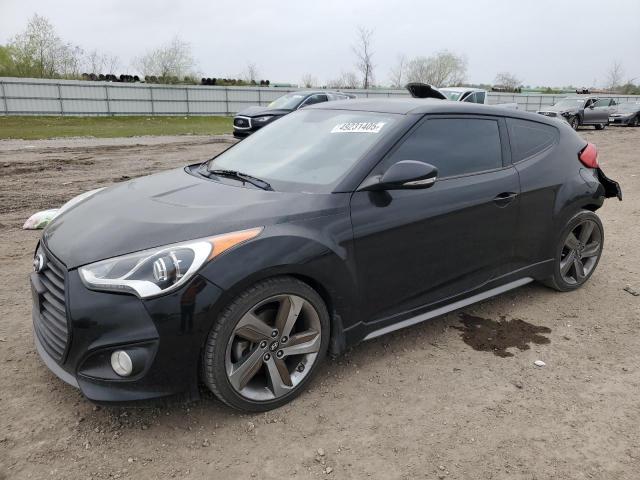 Vin: kmhtc6ae5eu206069, lot: 49231405, hyundai veloster turbo 2014 img_1