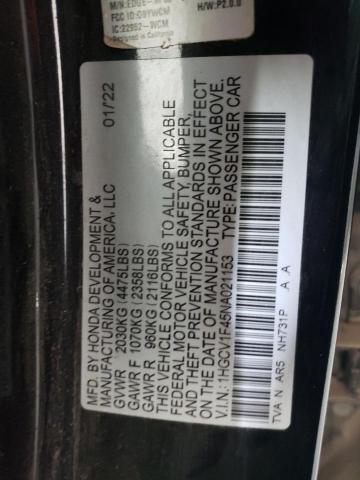 2022 HONDA ACCORD SPO - 1HGCV1F45NA021153