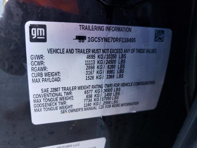 2024 CHEVROLET SILVERADO - 1GC5YNE70RF118495