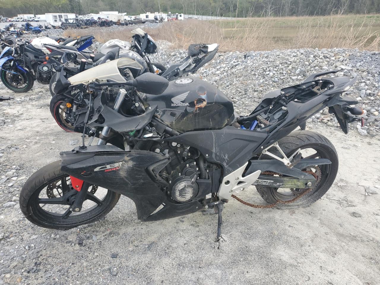 Lot #3240234054 2015 HONDA CBR500 R