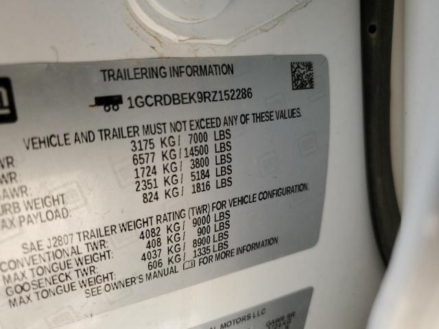 2024 CHEVROLET SILVERADO - 1GCRDBEK9RZ152286