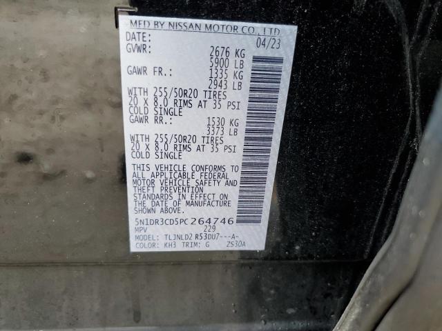 2023 NISSAN PATHFINDER - 5N1DR3CD5PC264746