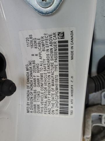 2021 HONDA CIVIC LX - 2HGFC2F62MH515870