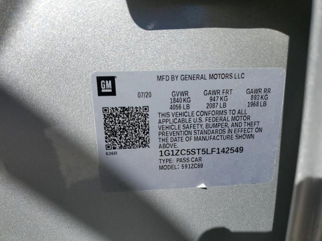 2020 CHEVROLET MALIBU LS 1G1ZC5ST5LF142549