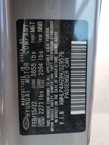 2022 HYUNDAI ELANTRA LI - KMHLP4AG9NU329576