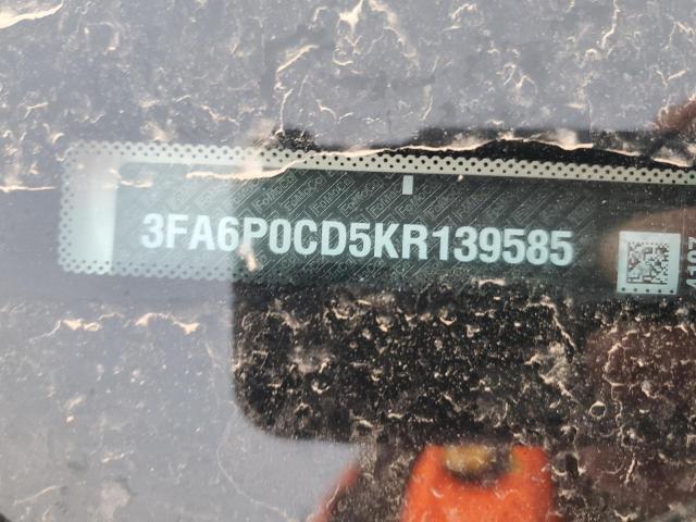2019 FORD FUSION SEL - 3FA6P0CD5KR139585