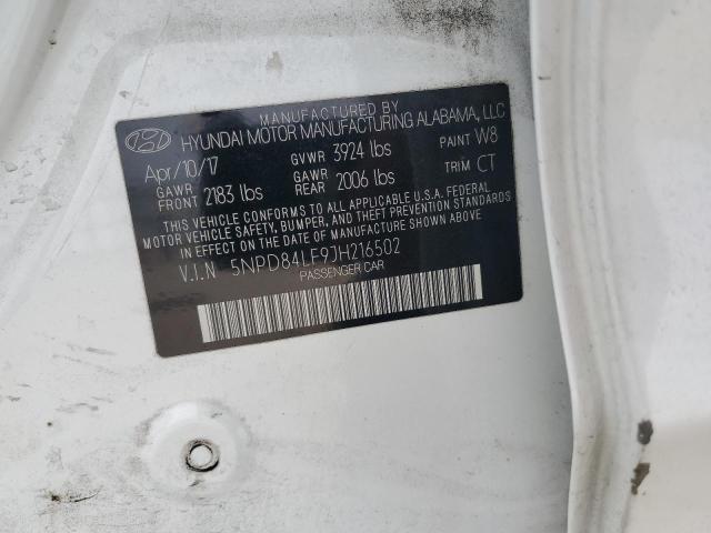 2018 HYUNDAI ELANTRA SE - 5NPD84LF9JH216502