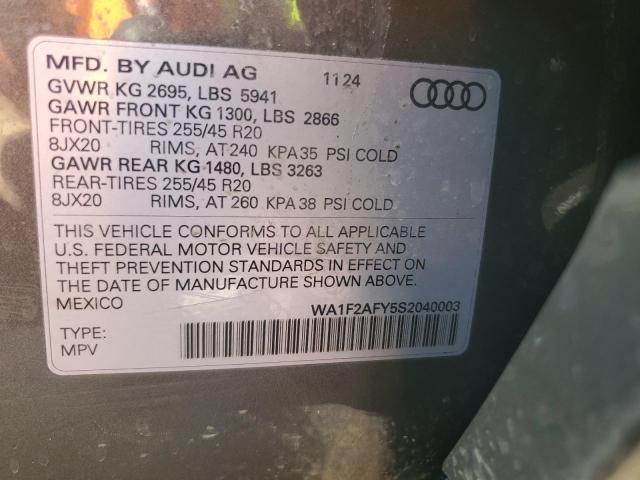 2025 AUDI Q5 E PREST - WA1F2AFY5S2040003