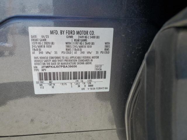 2023 FORD EDGE SEL - 2FMPK4J97PBA39606