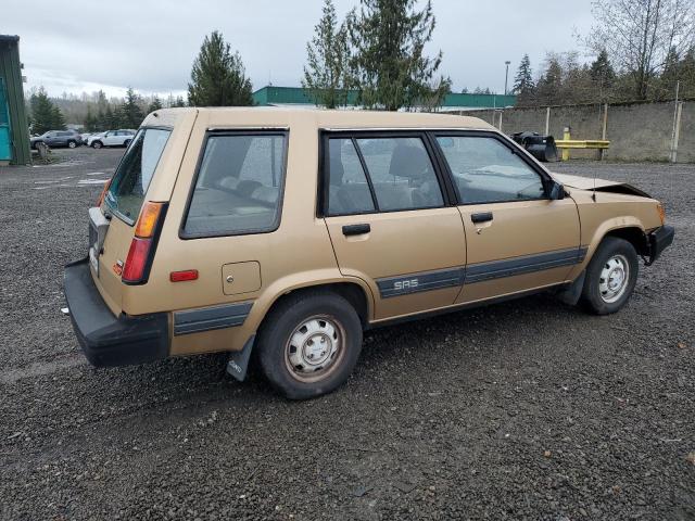 TOYOTA TERCEL SR5 1985 gold  gas JT2AL35W3F0174785 photo #4