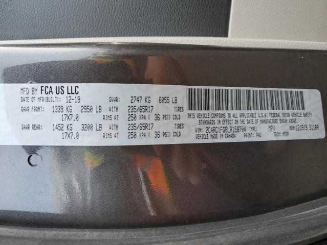 2020 CHRYSLER PACIFICA T - 2C4RC1FG8LR158704