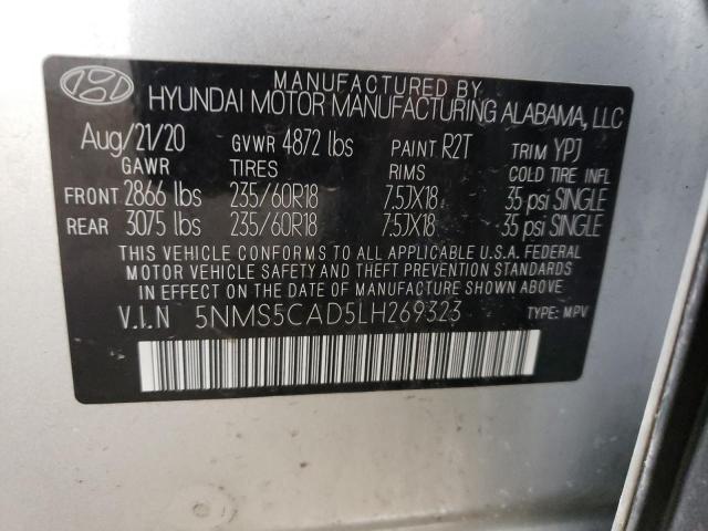 2020 HYUNDAI SANTA FE L - 5NMS5CAD5LH269323