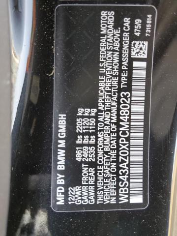 2023 BMW M4 COMPETI WBS43AZ0XPCM48023