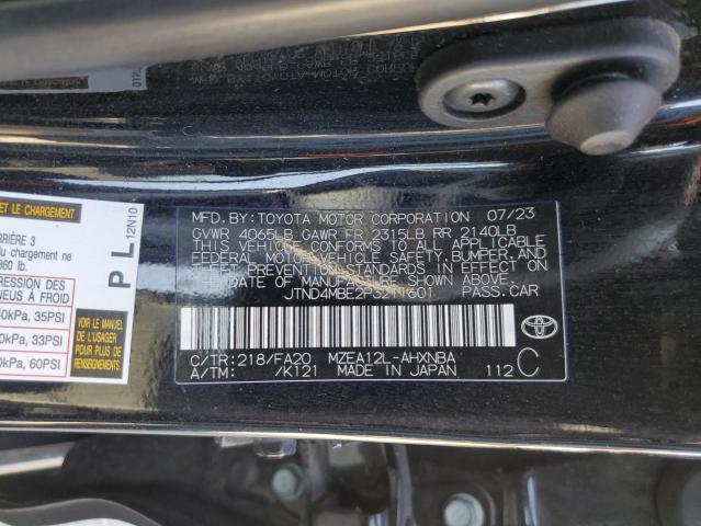2023 TOYOTA COROLLA SE - JTND4MBE2P3211601
