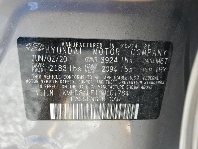 2020 HYUNDAI ELANTRA SE - KMHD84LF1LU101784