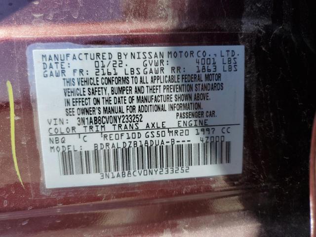 2022 NISSAN SENTRA SV - 3N1AB8CV0NY233252