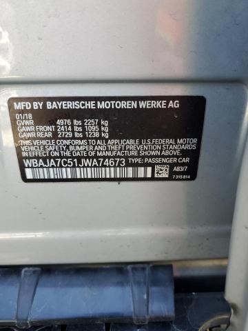 2018 BMW 530 XI - WBAJA7C51JWA74673