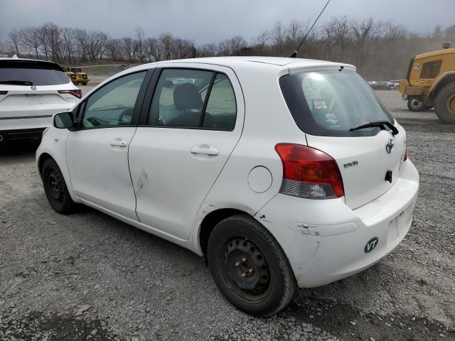 TOYOTA YARIS 2009 white  gas JTDKT903795265349 photo #3