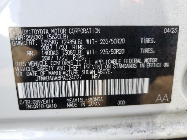2023 SUBARU SOLTERRA P JTMABABA8PA024027