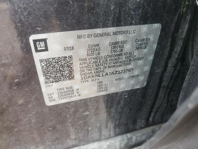2019 GMC ACADIA SLE - 1GKKNLLA1KZ123762