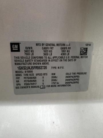 2015 GMC YUKON XL D 1GKS2JKJ5FR562726