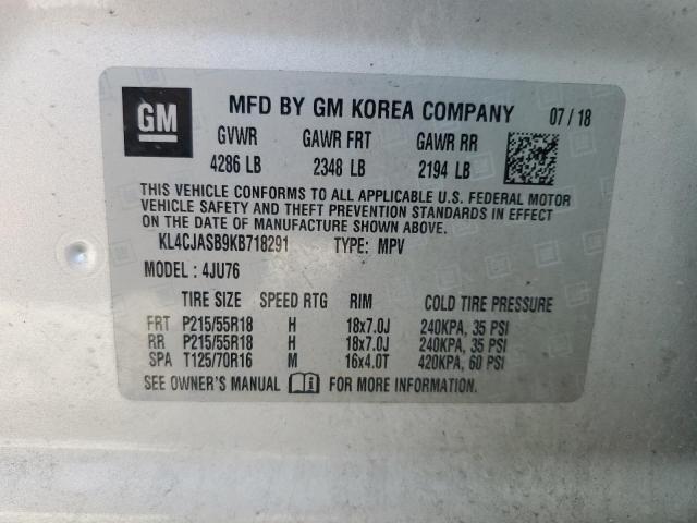 2019 BUICK ENCORE PRE - KL4CJASB9KB718291