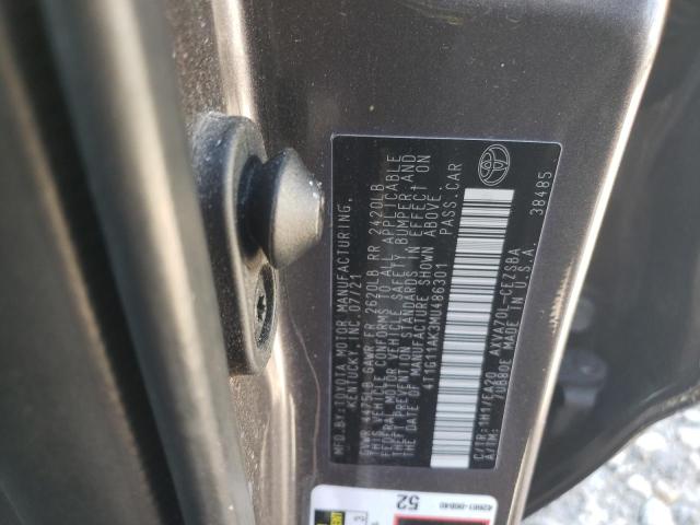 2021 TOYOTA CAMRY SE - 4T1G11AK3MU486301