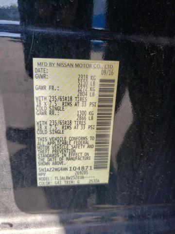 2017 NISSAN MURANO S - 5N1AZ2MG4HN104871
