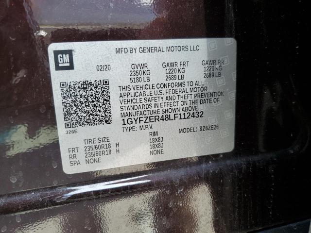 2020 CADILLAC XT4 SPORT - 1GYFZER48LF112432