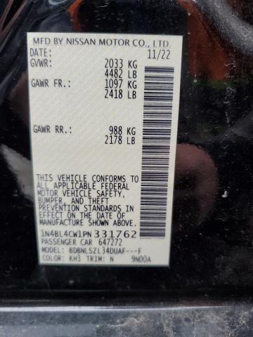 2023 NISSAN ALTIMA SR - 1N4BL4CW1PN331762