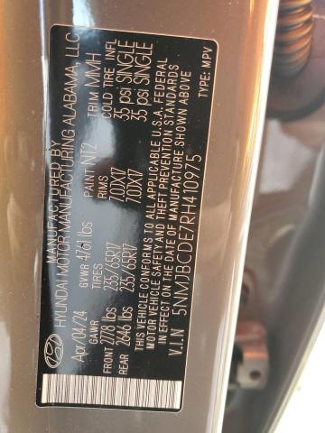 2024 HYUNDAI TUCSON SEL - 5NMJBCDE7RH410975