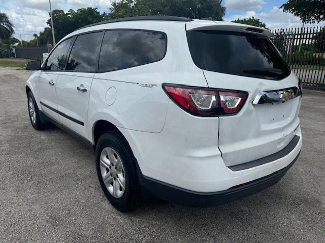 CHEVROLET TRAVERSE L 2016 white  gas 1GNKRFED2GJ236027 photo #3