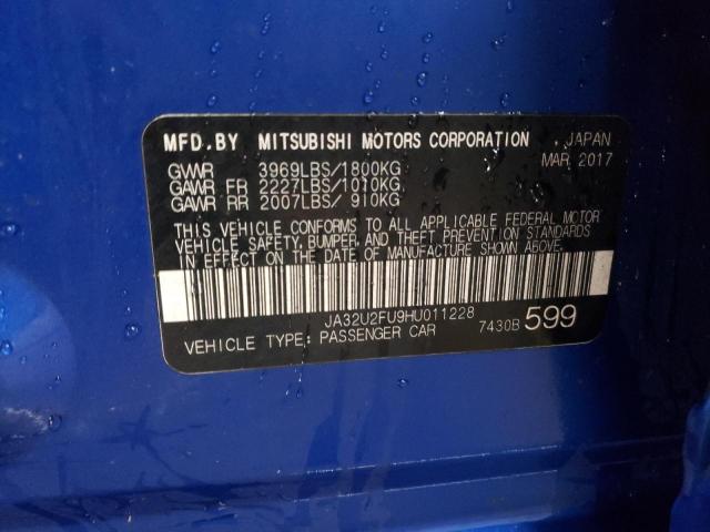 2017 MITSUBISHI LANCER ES - JA32U2FU9HU011228