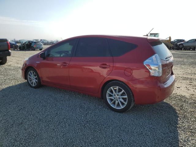 TOYOTA PRIUS V 2012 red  hybrid engine JTDZN3EU7C3077019 photo #3