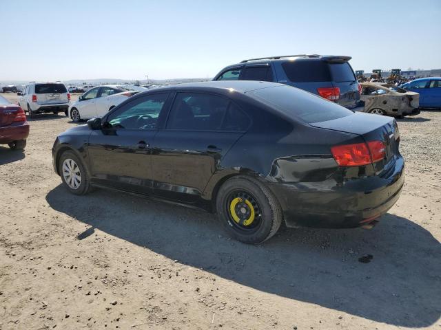 VOLKSWAGEN JETTA BASE 2014 black  gas 3VW2K7AJ4EM217569 photo #3