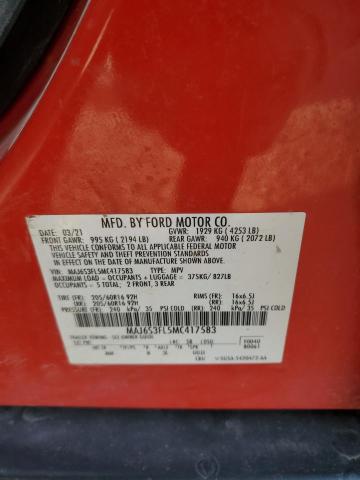 2021 FORD ECOSPORT S - MAJ6S3FL5MC417583