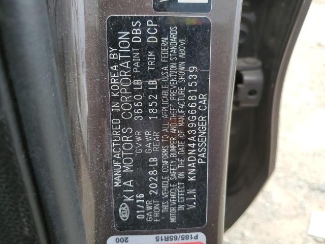 2016 KIA RIO EX - KNADN4A39G6681539