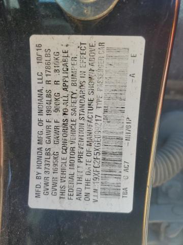 2016 HONDA CIVIC LX - 19XFC2F5XGE099217
