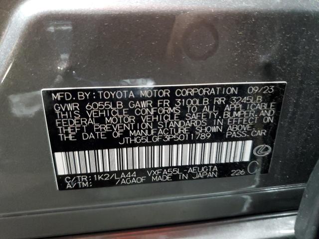 2023 LEXUS LS 500 JTHG5LGF3P5011789