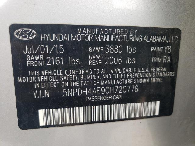 2016 HYUNDAI ELANTRA SE - 5NPDH4AE9GH720776