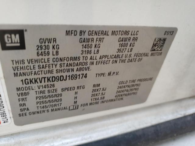 2013 GMC ACADIA DEN - 1GKKVTKD9DJ169174